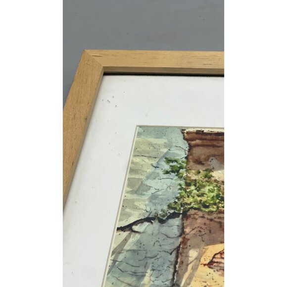 Limited Edition Mission Doorway Framed Watercolor Print Signed Artist 1/200 READ - Picture 6 of 11